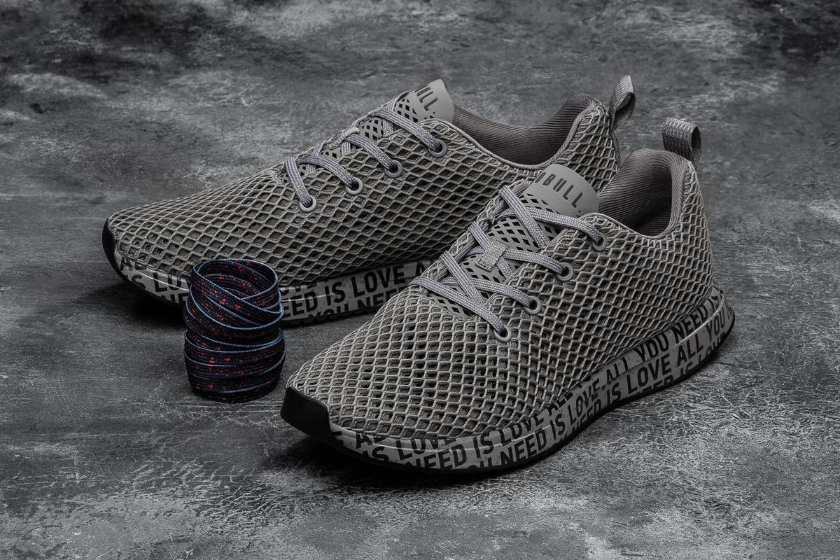 Nobull All You Need Is Love Mesh Runner Women's Running Shoes Dark Grey | Australia (ML1904)